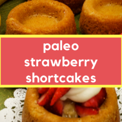 paleo strawberry shortcakes